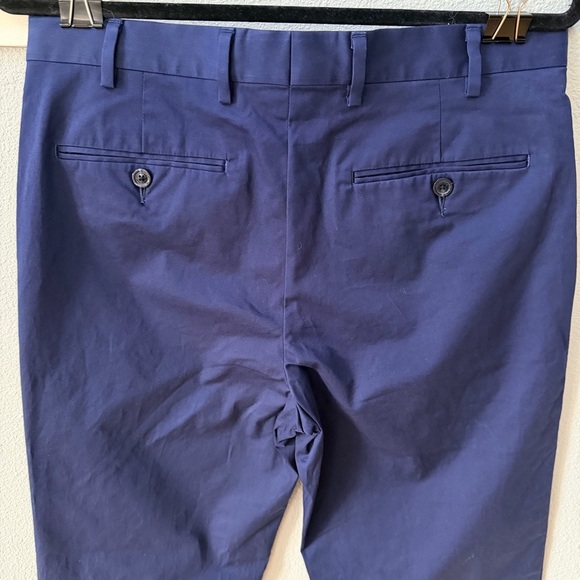 Hart Schaffner Marx Men's Deep Blue Chinos - Picture 4 of 10